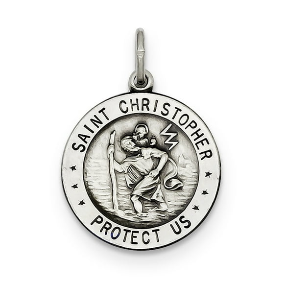 Christopher Baseball Charm On A 8 1/2 Inch Round Double Loop Bangle Bracelet St Christopher Baseball Charm On A 8 1/2 Inch Round Double Loop Bangle Bracelet St